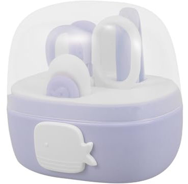 BESTonZON 4stücke Nagelknipser Neugeborene Sicherheits-nagelknipser Mit Cartoon-design Ergonomischer Griff Für Junge Eltern Für Langlebigkeit Komplettset Mit Kindersicherheitsschere Und