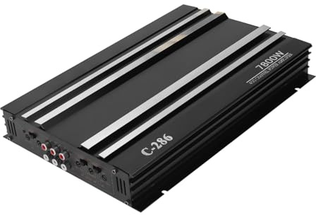 Amplificador de Coche de 4 Canales 4x100w Clase A/b en Aleación