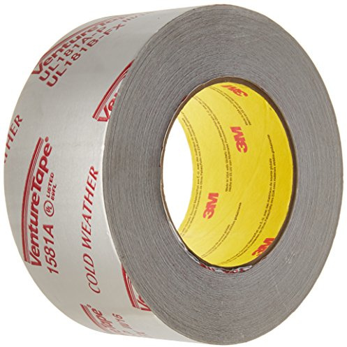 3M Venture Tape 1581A Aluminum Tape - 2 1/2 in Width x 60 yd Length - 15817 [Price is per ROLL]