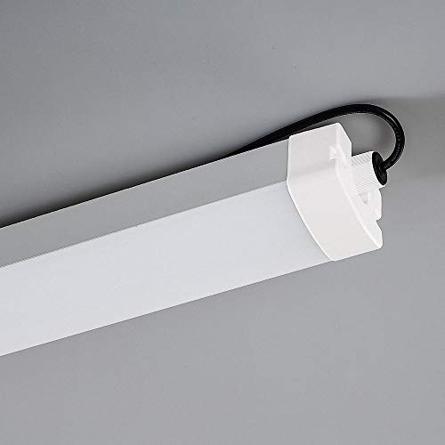 Mextronic Wannenleuchte Feuchtraumleuchte LED Feuchtraumwannenleuchte 6000K Kaltweiß 150CM 60W Langfeldleuchte, Entspricht Glühlampe: 600 Watts