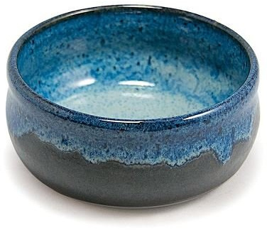 Hand Thrown Lather Bowl, Two-Toned Blue-Handmade in USA, Perfect Shaving Bowl. …