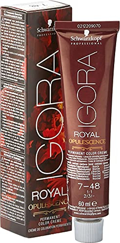 Igora Royal #7-48 Rubio Medio Beige Rojo 60 Ml