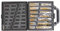 KATSU 99PCs Twist Drill Bits Set 1.5mm-10mm HSS High-Speed Steel Titanium and Black Nitride Multi Drill Bits for Drilling Aluminium, Copper, Wood, Plastic, with Storage Case (Budget)