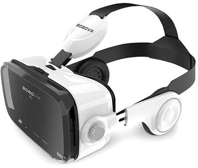 Matériel VR, équipement AR, Lunettes 3D CTJ BOBOVR 3D Z4 Carton Casque de réalité virtuelle VR Lunettes Casque stéréo Box for téléphone Portable (Blanc) (Couleur : Blanc)