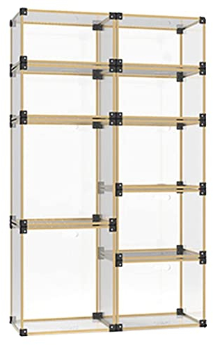 Transparente Acryl-Regale Vitrine Aus Acryl, Stapelbare Sammlerstücke, Staubdichtes Organizer-Ausstellungsregal, Herausnehmbare Würfel-Arbeitsplattenbox For Zuhause, Büro, Spielzeug, Modelle, Autos, A