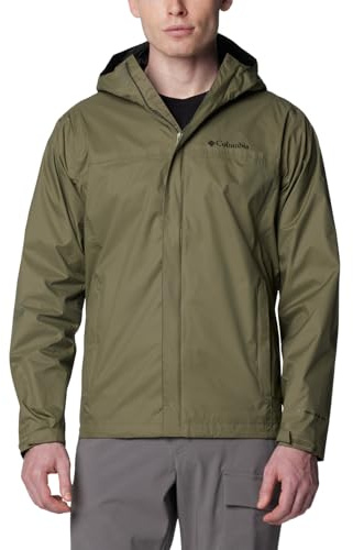 Columbia Men's Watertight II Waterproof Rain Jacket, Stone Green, Large