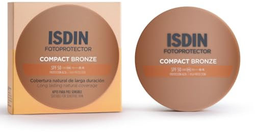 ISDIN Fotoprotector Compact BRONZE SPF50 10G - Protector solar facial compacto
