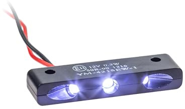 SHIN YO Motorrad Micro LED Nummernschildbeleuchtung, E-geprüft