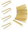 Luter 20 piezas 16 cm Pinzas de bambú desechables utensilios de cocina pinzas para pan natural para la cocina de pan suministros de té