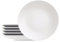 Tramontina - Assiettes plates rondes porcelaine 25 cm Leonora. Lot de 6.