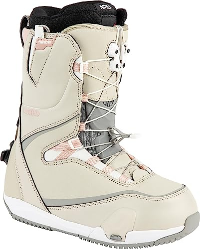 Nitro Damer CAVE TLS Step On All Mountain Freestyle Freeride snabbsnörningssystem båt snowboardbåt, sandros, 26,5