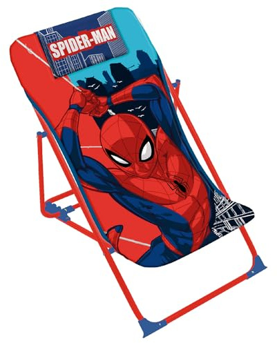 ARDITEX Marvel-Spiderman SM15949 - Lettino pieghevole 43 x 66 x 61 cm