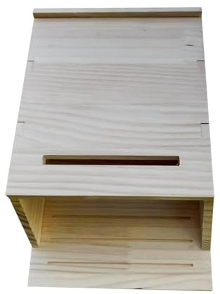Cajas de murciélagos para Exteriores, de murciélagos, Refugio para murciélagos de Madera, Refugio de conservación de murciélagos Resistente a la Intemperie para aterrizar y posar, nich