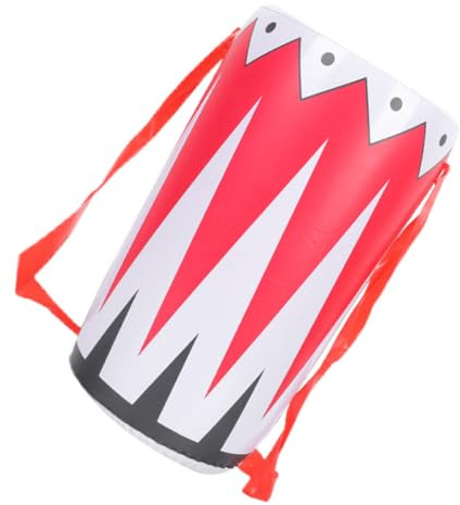 Veemoon Tambour Gonflable en PVC pour Garçon et Filles, Musical Gonflable Taille Réglable, Accessoire de Fête et Scène, Instrument D’Imitation Amusant pour Garçon et Fille, Jeu Éducatif
