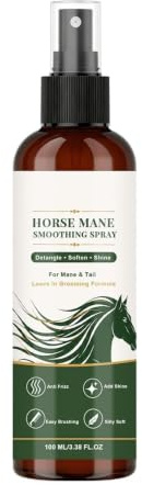 Spray Desenredante Para Caballos 100ml Cuidado Sin Aclarado Para Crin Y