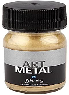 Creativ Company Art Metal Farbe, 30 ml, helles Gold