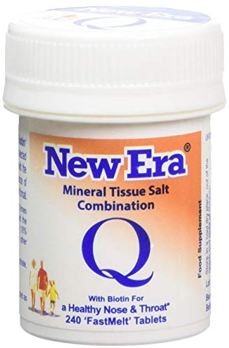 New Era Mineral Cell Salt Combination Q for Catarrh & Sinus Disorders 240 Tablet