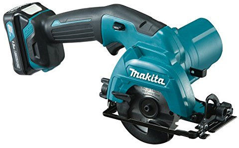 Makita HS301DWAE 12V Max Li-Ion CXT 85mm Circular Saw Complete with 2 x 2.0 Ah Li-Ion Batteries and Charger Supplied in A Carry Case