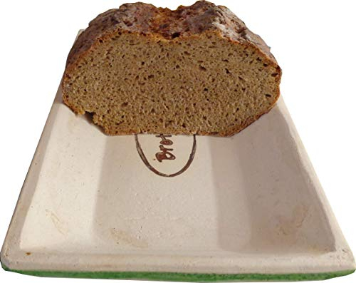 Brot Backform Keramik Brot Back Mulde für 500g Brot und bis zu 750 gr Brot, hergestellt mit Ton aus Deutschland, produziert in Bayern. Brotrezepte im web Brotbackmulde