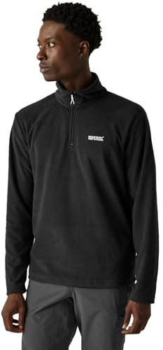 Regatta Herren Regatta Mens Half Zip Fleece Pullover Jacket fleece, Black,