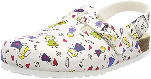 Weeger-Clog m. Fersenriemen weissSchwester Gr. 44