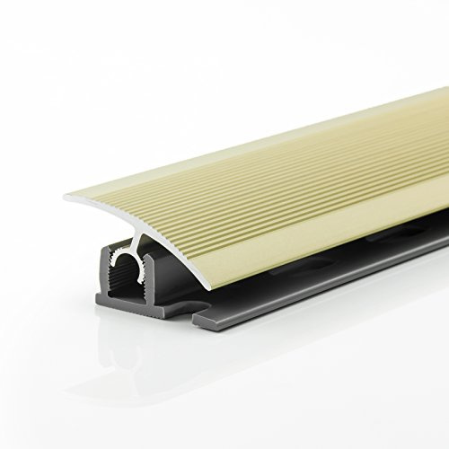 Ubergangprofil klicka 34 mm 90 cm bärtjocklek 7 till 15 mm aluminiumprofil basprofil Sahara