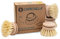 Chinchilla® 4er Set Wechselköpfe aus Holz für Spülbürste | Ersatzkopf mit Naturborsten aus Fibre (vegan) |universelle Spülbürstenköpfe | nachhaltige Küche & Zero Waste