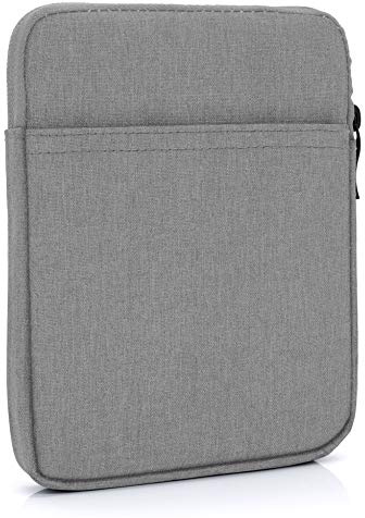 MyGadget Pochette Nylon pour Tablette jusqu'à 6,8 Pouces - Protection pour 18 x 13,5 cm - ex. Kindle Paperwhite 11e Génération - Gris