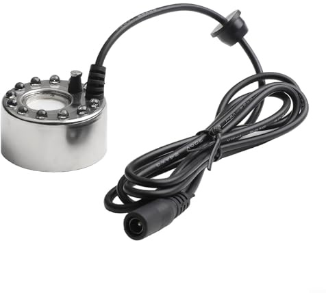 Generatore di nebbia per giardini e piscine include 12 LED colorati per arricchire il tuo spazio