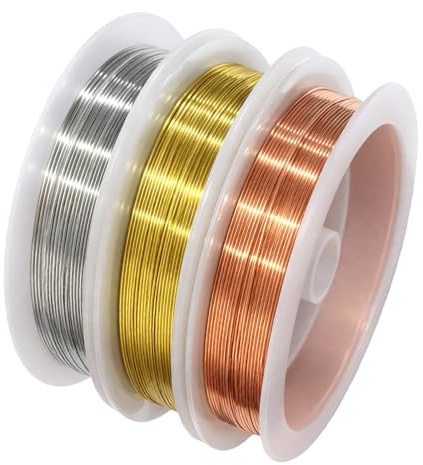 3PCS 0.5mm Copper Wire for Jewelry Making DIY Craft Supplies