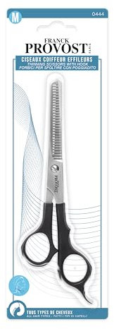 FRANCK PROVOST - Ciseaux Coiffeur Désépaississant Professionnels Avec Repose Doigts - Tous Types de Cheveux