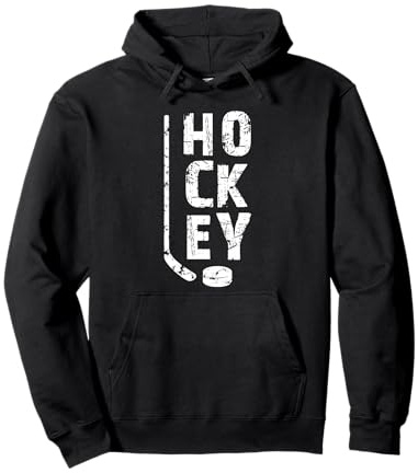 Hockey su ghiaccio giocatore regalo hockey figlio hockey papà Felpa con Cappuccio
