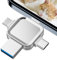 Yueflue USB Stick 64GB, 4 in 1 USB Stick für i0S/Android/PC, Verwenden Sie es um Mehr Fotos und Videos zu Speichern. lphone Speicherstick zur Erweiterung des Speicherplatzes Ihres Telefons.