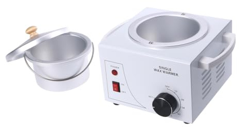 Mikinona Scaldacera Professionale Regolabile Con Contenitore Alluminio Rimovibile Per Depilazione Calda Con Cera Dura Strisce e Paraffina Uso Estetico Salon