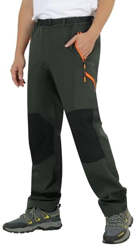HomKuch Uomini all'aperto a Piedi Escursionismo Pantaloni Traspiranti a Prova di Vento Pantaloni di Arrampicata