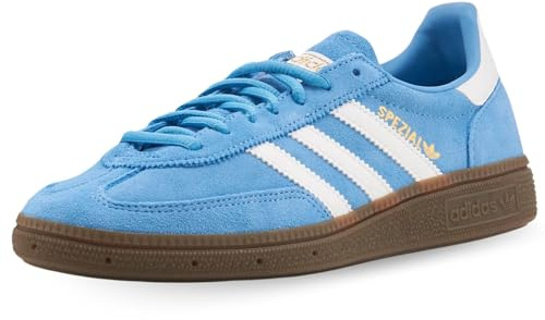 adidas Handball Spezia Undefined's 3-Stripes 60S Retro Contrast Trainers (Blue White, US 3.5)