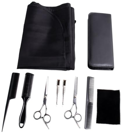 NOLITOY 1set Forbici Per Professionale Inossidabile Per Parrucchieri e Uso Domestico Include Forbici Sfoltire e Piane Strumenti Di Bellezza Per Famiglie e Animali Domestici