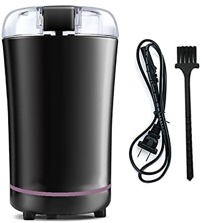 KANLVU Électrique Broyeur Medicament Poudre Fine Par Coupe Medicaments Portable Coupe Cachet Pour La Médecine Coupe Comprimé Avec Lames En Acier Inoxydable(Noir)