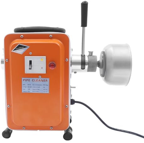 750w Baggermaschine für Abwasserrohre,400r/Min 20-150mm Elektrische Rohrreinigungsmaschine,Profi-Abflussreinige für Häuser,Grundstücke,Restaurants,Fabriken,Schulen Und Andere Orte