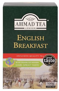 Ahmad Tea English Breakfast Loose Leaf Black Tea – 600g Packet
