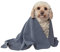 Glart 4485 saugfähiges weiches Hundetuch Haustierhandtuch für Auto und Haushalt, Mikrofaser Hunde Badetuch 80x55 cm, hohe Wasseraufnahme