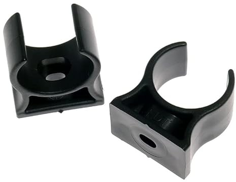 Rohrklemme RKPS 22-F (10 Stück) Ø innen 22-25 mm Rohrclips Rohrhalter Kunststoff