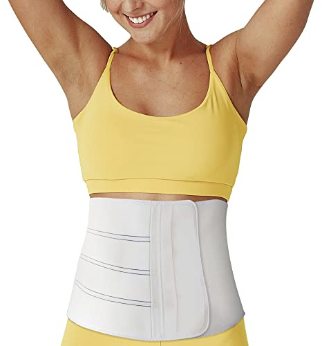 Abdominal Binder Post Surgery Tummy Tuck | Postpartum Belly Band Wrap | Post C Section Belly Binder | Stomach Compression Hernia Belt For Women & Men Waist Binder Hysterectomy (SMALL)