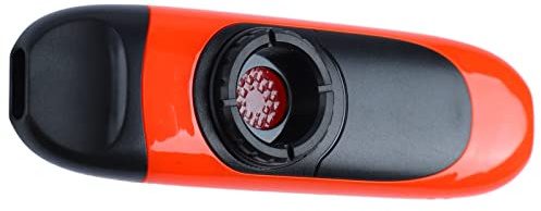 Asixxsix Kazoo, 11 cm Kazoo eléctrico Profesional, pequeño Juego de Kazoo portátil, fácil de Usar, Kazoo Profesional con Pastilla, 5 diafragmas Kazoo para Guitarra, Ukelele, violín (Naranja)