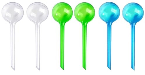6 Pezzi Sfere Irrigazione Piante, Dispositivo di Irrigazione Automatica Sferico, Dispositivi di Irrigazione per Piante da Interno, per Giardini, Fiori, Erbe Aromatiche, in Vaso