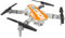 LE-IDEA Drone avec Caméra 1080P HD pour Adultes, IDEA12 Drones RC avec Deux Caméras Mode Sans Tête Flips à 360°, Mini Drones Pliables pour Débutants, Orange