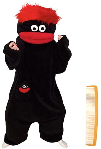 HUALONG Pyjama Une pièce Rigolo pour Adultes, Ultra Doux et Moelleux, avec Capuche, idéal pour Les soirées cinéma, Les Moments de détente en Famille et Moments de Confort Peignoirs en Flanelle