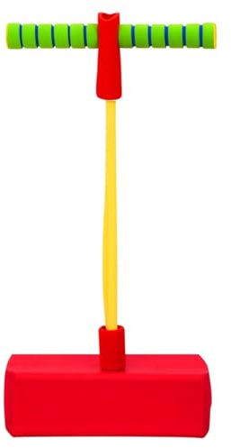 LoogCape Bâton de pogo pour enfants de 50 cm avec poignées antidérapantes et rembourrage doux pour l'équilibre, la coordination et le fitness, convient aux enfants et aux adolescents, idéal pour