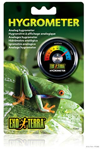 Exoterra Hygromètre à Aiguille pour Reptiles et Amphibiens