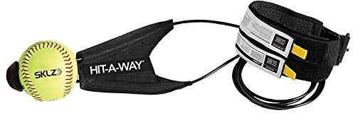 SKLZ Hit-A-Way Batting Swing Trainer für Baseball und Softball, Softball, Schwarz/Gelb